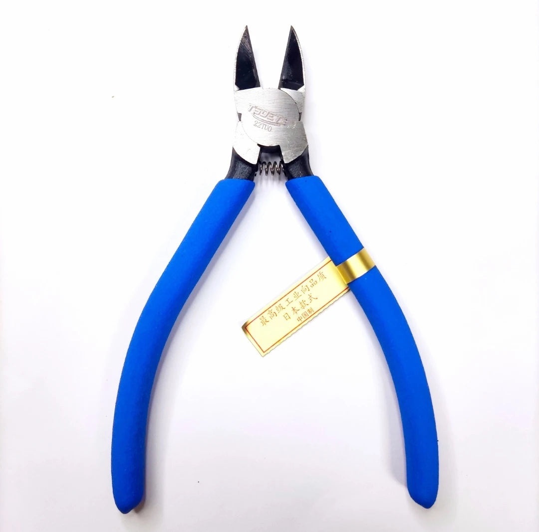 6-Inch Ultra-Hardened Fiber Tool Pliers (Diagonal Cutters/Precision Snips/Cable Shears/Wire Cutters)