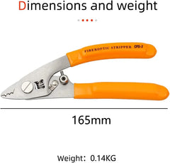 Stainless Steel Fiber Optical Three-mouthed Stripper Pliers