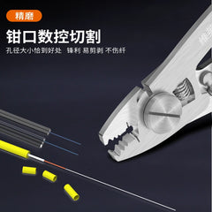 Fiber Optic Stripping Pliers - Cut Jacket - Kevlar - Strip Fiber Tails