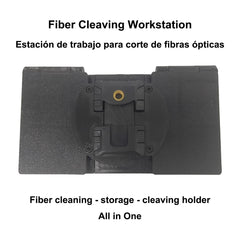 Fiber Cleaving Workstation - Integrated Fiber Storage and Rotatable Fiber Cleaver Platform