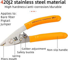 Stainless Steel Fiber Optical Three-mouthed Stripper Pliers - BonZon Glass Tools Shop