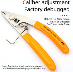 Stainless Steel Fiber Optical Three-mouthed Stripper Pliers - BonZon Glass Tools Shop