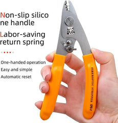 Stainless Steel Fiber Optical Three-mouthed Stripper Pliers